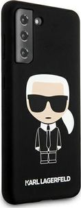 Karl Lagerfeld Karl Lagerfeld KLHCS21SSLFKBK S21 G991 hardcase czarny/black Silicone Iconic 4