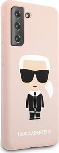 Karl Lagerfeld Karl Lagerfeld KLHCS21MSLFKPI S21+ G996 hardcase jasnoróżowy/pink Silicone Iconic 4