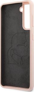 Karl Lagerfeld Karl Lagerfeld KLHCS21MSLFKPI S21+ G996 hardcase jasnoróżowy/pink Silicone Iconic 7