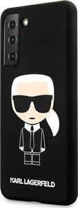 Karl Lagerfeld Karl Lagerfeld KLHCS21MSLFKBK S21+ G996 hardcase czarny/black Silicone Iconic 2