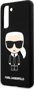 Karl Lagerfeld Karl Lagerfeld KLHCS21MSLFKBK S21+ G996 hardcase czarny/black Silicone Iconic 6