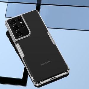 Nillkin Nillkin Nature żelowe etui pokrowiec ultra slim Samsung Galaxy S21 Ultra 5G przezroczysty 9