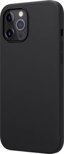 Nillkin Nillkin Flex Pure Pro Case gumowe elastyczne silikonowe etui pokrowiec iPhone 12 Pro Max czarny (kompatybilny z MagSafe) 3
