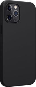 Nillkin Nillkin Flex Pure Pro Case gumowe elastyczne silikonowe etui pokrowiec iPhone 12 Pro Max czarny (kompatybilny z MagSafe) 4