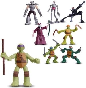 Figurka Playmates Toys Turtles: Żółwie Ninja - Mini Figurki: Wojownicze Żółwie Ninja 5cm (91200) 1
