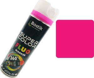 Bostik / Den Braven Farba w sprayu fluorescencyjna różowa 500ml 1