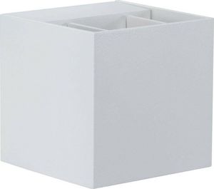Kinkiet Paulmann Oprawa elewacyjna Cybo LED 2x3W 230V IP65 kwadratowy 80x80mm Biały Aluminium (PL18001) - Paulmann 2