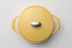 UNILLOY Garnek żeliwny UNILLOY Yellow 22 cm [UC220YE] 3