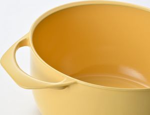 UNILLOY Garnek żeliwny UNILLOY Yellow 22 cm [UC220YE] 4