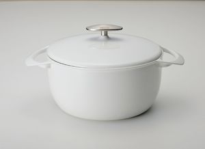 UNILLOY Garnek żeliwny UNILLOY Unohana 22 cm [UC220WH] 2