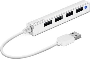 HUB USB Speedlink Snappy Slim 4x USB-A 2.0 (SL-140000-WE) 1