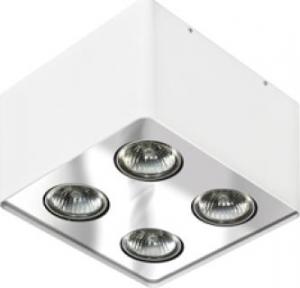 Lampa sufitowa Azzardo Wyprzedaż Plafon NINO 4 white/chrome (AZ 0851 | FH31434S-WH-CH) - AZZARDO 1