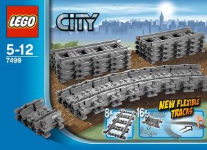 LEGO City Pociąg Elastyczne Tory 7499 2