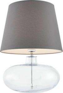 Lampa stołowa KASPA Lampa stołowa SAWA kol. transparentny / abażur szary (40583108) KASPA 1