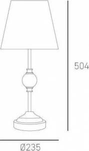 Lampa stołowa Cosmo Light Lampa stołowa MONACO (T01230WH) Cosmo Light 3