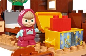 Big Bloxx Masza i Niedzwiedź Domek Niedźwiedzia (800057098) 5