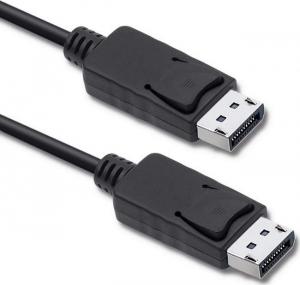 Kabel Qoltec DisplayPort - DisplayPort 1m czarny (50371) 1
