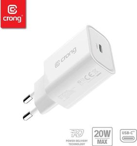 Ładowarka Crong Travel Charger 1x USB-C 3 A (CRG-TUSBC20-WHI) 7