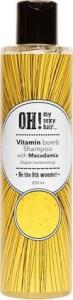 OH! My Sexy Hair Vitamin Bomb Shampoo szampon do włosów z ekstraktem z orzechów makadamia 250ml 1