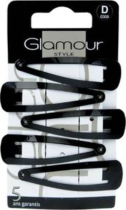 Glamour GLAMOUR_Spinki do włosów czarne 5szt 1