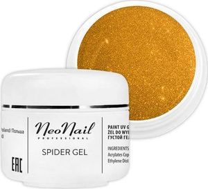 NeoNail NEONAIL_Spider Gel ozdobny żel do stylizacji paznokci Gold 5ml 1