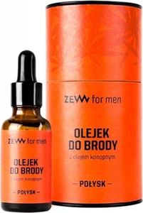 Zew for Men ZEW FOR MEN_Olejek do braody z olejem konopnym Połysk 30ml 1