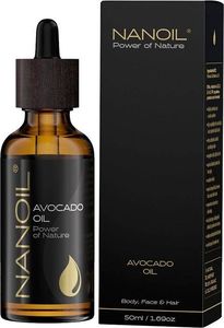 Nanoil Olejek z awokado do pielęgnacji włosów i ciała 50ml 1