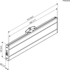 Vogels Płyta montażowa PFB 3405 black 2