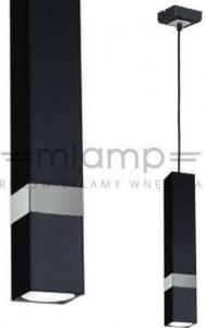 Lampa wisząca Milagro Lampa wisząca VIDAR BLACK/CHROME 1xGU10 (MLP6287) - Eko-Light 1