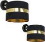 Kinkiet Milagro Kinkiet PALMIRA BLACK / GOLD 1xE27 60W (MLP6317) - Eko-Light 1