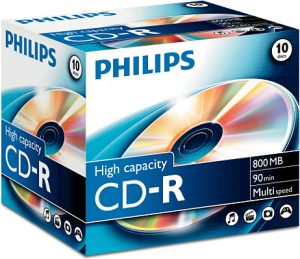 Philips CD-R 800MB 10 szt. (CR8D8NJ10/00) 1