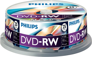 Philips DVD-RW 4,7GB 25szt. (DN4S4B25F/00) 1