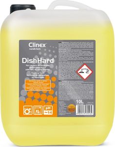 Clinex Płyn do zmywarek gastronomicznych usuwa osady z kawy herbaty do wody twardej CLINEX DishHard 10L 1