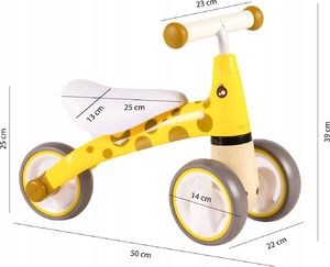Ecotoys Rowerek jeździk "Żyrafa" 8