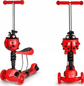 Hulajnoga Ecotoys Biedronka Czerwona (1386) 2