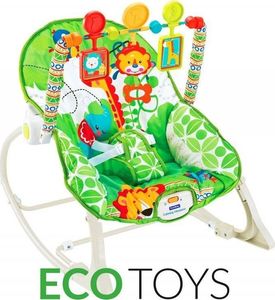 Ecotoys Leżaczek bujaczek fotelik 3w1 wibracje Ecotoys 6