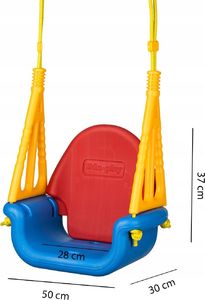 Huśtawka Ecotoys Huśtawka ogrodowa kuebłkowa domowa dla dzieci 3w1 6