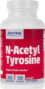 JARROW FORMULAS Jarrow Formulas - N-Acetyl Tyrozyna, 350mg, 120 kapsułek 1
