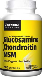 JARROW FORMULAS Jarrow Formulas - Glukozamina + Chondroityna + MSM, 240 kapsułek 1