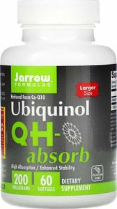 JARROW FORMULAS Jarrow Formulas - Ubiquinol QH-absorb, 200mg, 60 kapsułek miekkich 1