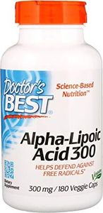 DOCTORS BEST Doctor's Best - Kwas Alfa Liponowy, 300mg, 180 vkaps 1