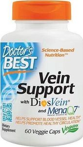 DOCTORS BEST Doctor's Best - Vein Support + DiosVein i MenaQ7, 60 vkaps 1