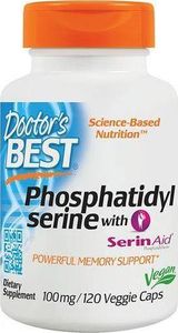 DOCTORS BEST Doctor's Best - Fosfatydyloseryna z SerinAid, 100mg 120 vkaps 1