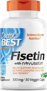 DOCTORS BEST Doctor's Best - Fisetin + Novusetin, 100mg, 30 vkaps 1