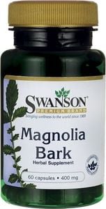 Swanson Swanson - Kora Magnolii, 400mg, 60 kapsułek 1