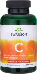 Swanson Swanson - Buforowana Witamina C z Bioflawonoidami, 100 kapsułek 1