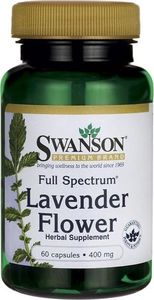 Swanson Swanson - Kwiat Lawendy, 400mg, 60 kapsułek 1