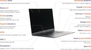 Laptop Dell Laptop Dell Precision 5510 i7-6820HQ 16 GB 512 SSD 15,6" 4K DOTYK W10Pro A- 10