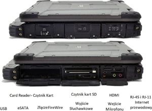 Laptop Getac Laptop Getac B300X i7 L 620 8 GB 240 SSD 13,3" XGA (DOTYK) W7Pro A- (NoCam) 10