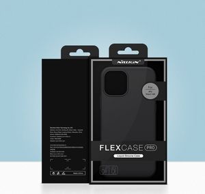 Nillkin Nillkin Flex Pure Pro Case gumowe elastyczne silikonowe etui pokrowiec iPhone 12 mini czarny (kompatybilny z MagSafe) 5